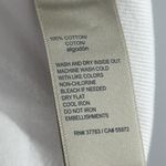 Rafaella  Cotton White Keyhole Cutout Embellished Short Sleeve Tee Top Womens XL Photo 10