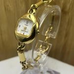 Timex Essentials Gold Oval Watch – Chain Link Bracelet, Vintage Style Size 6 Photo 0