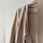 Anthropologie Saturday Sunday Oatmeal Matanie Tie Closure Ruffle Cardigan Photo 3