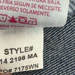 No Boundaries  Y2K Argyle Print Straight Leg Jeans Women’s 17 Raw Hem Whiskered Photo 8