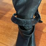 Stuart Weitzman  soft Leather Round Toe Buckle Moto Boots Women's size 7.5 Photo 11