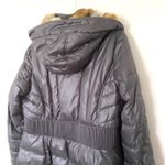 Laundry by Design  Gray Puffer Coat Faux Fur Hood Removable Trim Insulated Sz 1X Photo 2