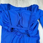 Latin Ballroom Rhythm Fringe Competition Dress XS Blue Photo 4