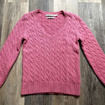 Tommy Hilfiger  Cable Knit Sweater Small Y2K Bella Swan Coquette‎ Feminine Preppy Photo 0