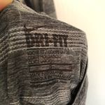 Nike Grey Striped Racer Back Dri Fit Tank Size L Photo 5