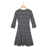 Garnet Hill Brianna Surplice Soft Jersey Knit Faux Wrap Lined Dress Navy S Photo 4