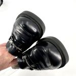 Unlisted Virginia Y2K  Women's Silver Metal Bit Loafers Black Size 6‎ Goth Preppy Photo 7