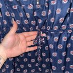 Rue 21 Navy and Red Patterned Midi Dress Photo 2