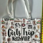 NEW!Girls Trip Nashville Tote and Pouch Set White Photo 0