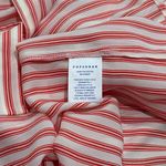 Popsugar NEW  Red and White Candy Striper Long Sleeve Blouse Top Size M Photo 6