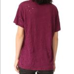 IRO  Holey Tee in Wine Small Photo 1