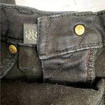 Rock & Republic Black Kashmere Skinny Jeans with Gold Tone Hardware Size 10 Photo 8