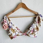 Tori Praver Swimwear Tori Praver Valentina Hollywood Floral Ruffle Bikini Top in Star Sz Medium Photo 2