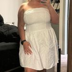 White Strapless Dress Size XL Photo 0
