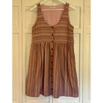 Madewell  rainbow stripe scoop neck tank dress size small Photo 3