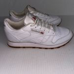 Reebok ‎ Classics Womens 8.5 White Leather Lace Up Sneakers Athletic Shoes Photo 1