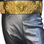 Versace Rare Limited Edition Medusa Bondage Leather Belt. Photo 2