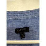 Talbots  Blue Size S 3/4 Sleeve Button-Down Shirt 100% Linen - Size 2X Photo 2