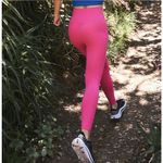 Free People MOVEMENT Good Karma Leggings Size M/L Electric Peony Pink NWT Boho Photo 1