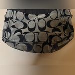 Coach  Zoe hobo bag in a black and grey signature canvas OS Photo 5