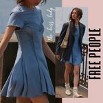 Free People mini dress floral lace 2 boho summer spring Photo 6