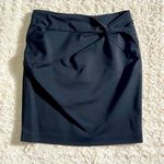 H&M  Black Pencil Skirt Softly Structured Bodycon With Exposed Zipper Size 8 Photo 0