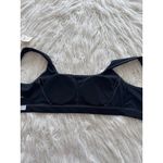 Aerie  Goals Sweat Sports Bra Black Size Small Photo 6