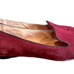 Tahari  ‘Clementine’ Burgundy Suede Smoking Slipper Loafers, Size 7 Photo 0