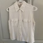 Equipment Fornari Femme Sleeveless Slim Signature rayon Shirt Photo 1