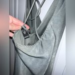 Windsor Satin Slip Dress | Sage Green | Size L | Strappy Back Detail Photo 3