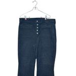 American Eagle Outfitters Women Jeans Flared Corduroy Button Fly Blue 16/33W NWT Photo 3