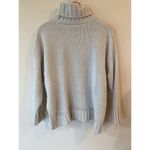 Aerie  Women’s Turtleneck Sweater S Oversized Chunky Knit Cream Polyester Cozy Photo 1