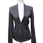 Alexis  Black Crochet Lace Back Blazer Jacket-Size M Photo 5