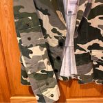 Zadig & Voltaire  Virginia Camo Raw-Edge Button-Front Cotton Blazer Jacket Large Photo 10