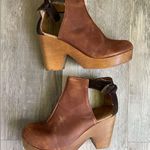 FP Movement by Free People Brown Leather Mules Size 7 Photo 2