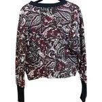 Joie  Women's Caleigh Floral Print Oversized Sweatshirt Small Photo 4