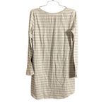 Victoria's Secret  Woman's Grey Striped Lace Heart Nightgown Size Medium Photo 4