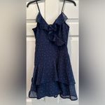 Japna Navy Blue White Polka Dot Romper Size S Photo 5