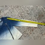 RVCA  Shack Up Blue Ombre Moto Crop Denim Jacket Women's Size M Med Photo 3