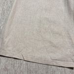 Cato XL linen wide leg pants natural color smocked waistband cropped Photo 3