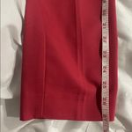 EXPRESS Columnist Mid Rise Ankle Red Dress Pants Photo 4