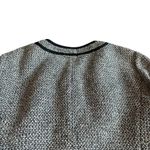 Lafayette 148 New York Black White Tweed Blazer Jacket Snap Closure Size 6 Women Photo 5