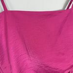 House of Harlow 1960 Satin Midi Slip Dress Women Medium Pink Slit Cocktail Party Photo 6