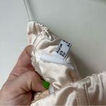 Princess Polly Over the Moon Champagne Satin Strapless Cut Out Romper 2 Photo 10