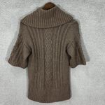 Banana Republic Sweater S Brown Merino Wool Shawl Collar Preppy Quiet Luxury Photo 1