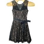 Betsy and Adam Elegant Black Lace Dress Photo 4