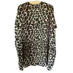 Gianni Bini Women's  Leopard Print Kimono with Tassel Trim, size Medium Photo 2