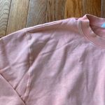 JoyLab pastel melon salmon pink crewneck Photo 5