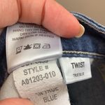 AMO Twist Wash In True Blue Skinny Jeans Size 28 Photo 7