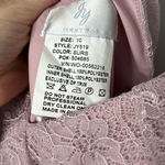 Jenny Yoo Lace Ruffle Maxi Bridesmaid Dress Photo 5